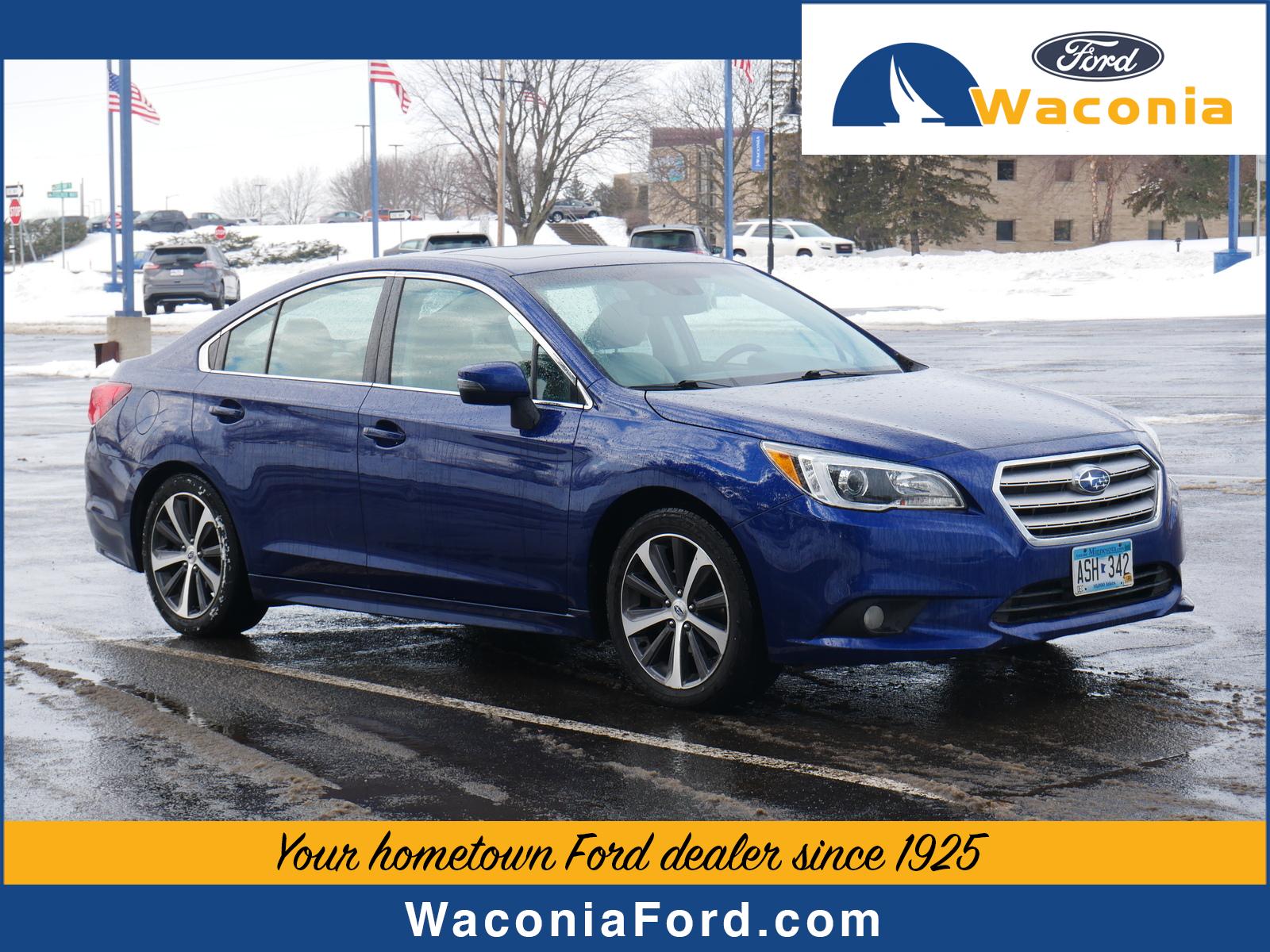 Used 2015 Subaru Legacy 2.5i Limited with VIN 4S3BNBL64F3044466 for sale in Waconia, Minnesota